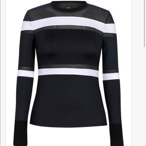 TAIL MARBELLA ONYX LS TENNIS TOP NWT